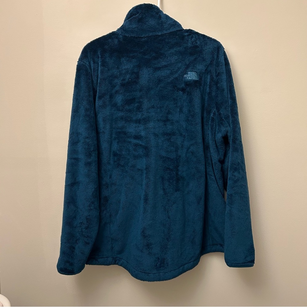 The North Face Plush Deep Teal Full-Zip Fleece Jacket - Picture 4 of 4